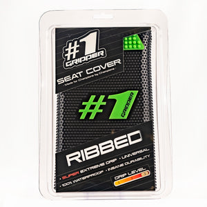 RIBBED Seat Cover - Black/Green