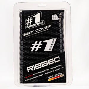 RIBBED Seat Cover - Black/White