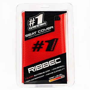 RIBBED Seat Cover - Red/Black