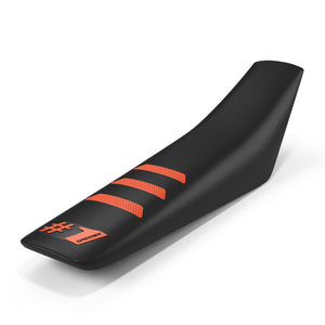 LIGHT RIB Seat Cover - Black/Orange