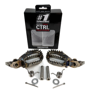 Ti-CTRL Footpegs - Ultra-Grip - KTM/HQV/GG/Beta
