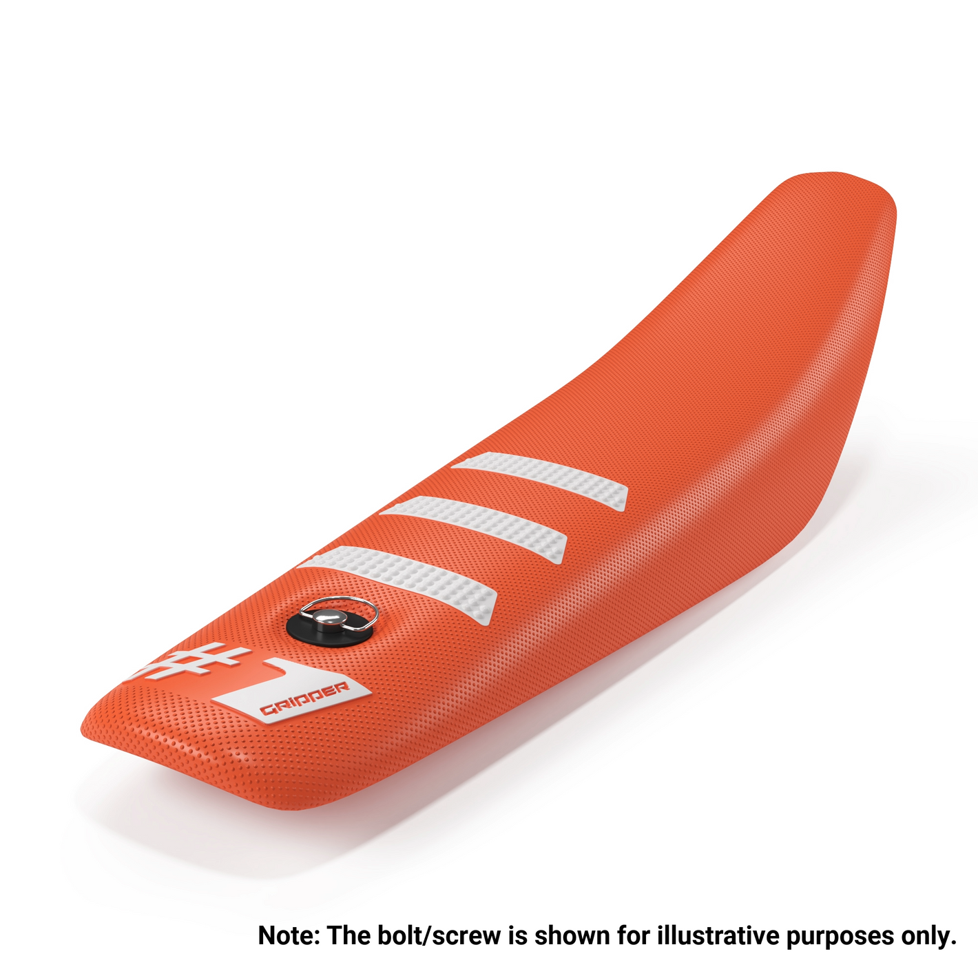 LIGHT RIB MINI Seat Cover - Orange/White